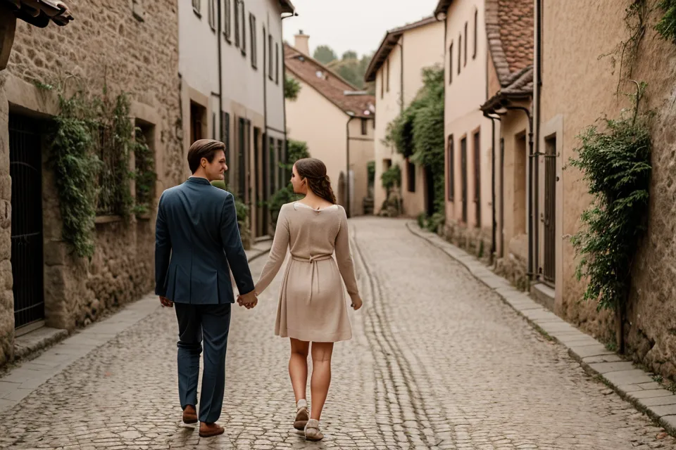 Deux mains qui choisissent ensemble une nuance de peinture, exemple de projet à deux simple pour retrouver de la complicité